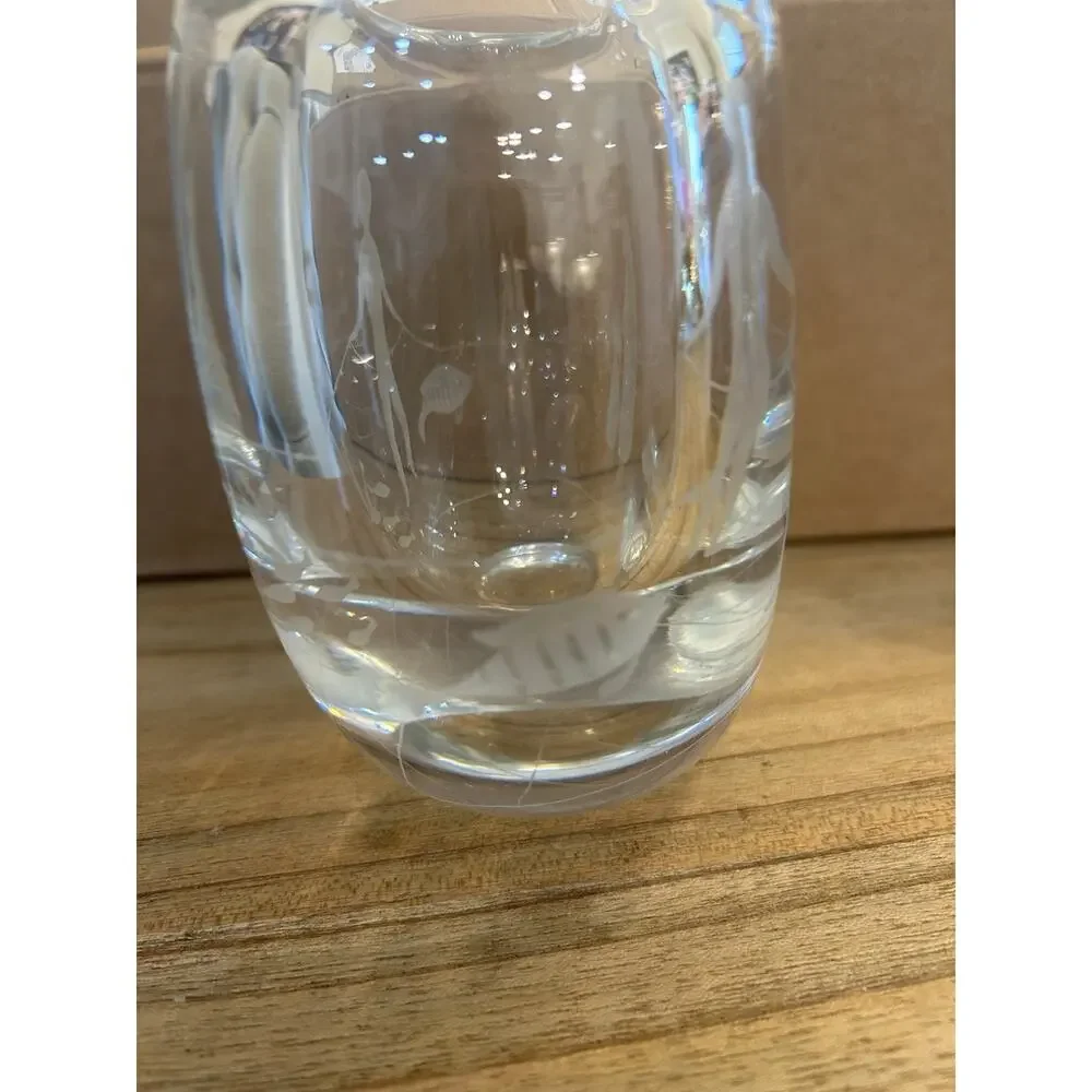 Vtg Signed Ernest Gordon 2033 ‘53 Art Glass 6